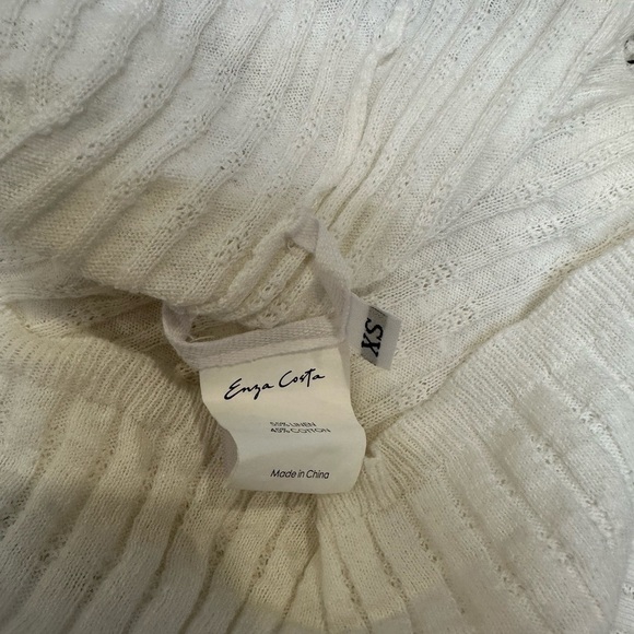 Enza Costa V-neck Button Up Top Size XS - Picture 8 of 10